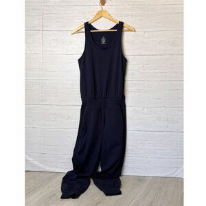 Sweaty Betty Jumpsuit Womens Size XS Navy Blue Gary Pockets Jogger Legs